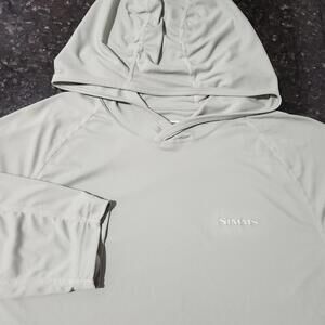 Simms SolarFlex UPF50 Insect Shield Hoodie Fishing Performance Stretch Outdoor